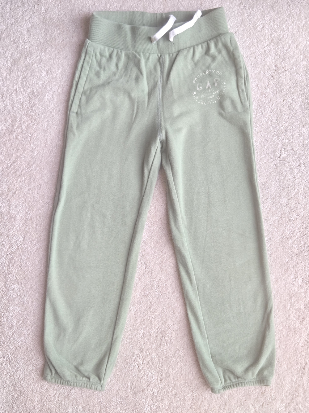 GAP Kids Sage Green Jogger Sweatpants
